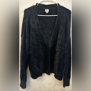 Black glittery soft cardigan